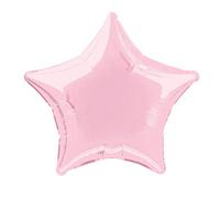 Unique Party - 53329 - Ballon à l'Hélium - Étoile - 50 cm - Rose Pastel