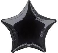 Unique Party - 53330 - Ballon à l'Hélium - Étoile - 50 cm - Noir