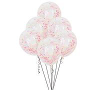 Unique Ballons confettis 54480 – 30 cm Néon – Lot de 6