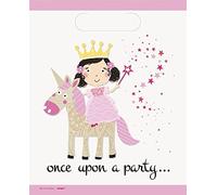 Unique Party 54833 - Pochettes Cadeau - Fête à thème de Princesse et de Licorne - Paquet de 8
