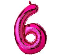 Unique Party - 55739 - Ballon Géant - Numéro 9 - 86 cm - Rose