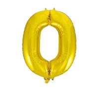 Unique Party Ballon géant 55763 – Numéro 3 – 86 cm – Or