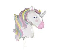 Ballon Aluminium Géant Licorne Magique 106 Cm Taille Unique Multicolore