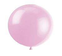 Unique Party - 56724 - Paquet de 6 Ballons Géants - Latex - 91 cm - Rose Pâle