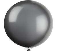 Unique Party - 56728 - Paquet de 6 Ballons Géants - Latex - 90 cm - Noir