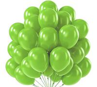 Unique Party - 56865 - Paquet de 50 Ballons - Latex - 30 cm - Vert Néon
