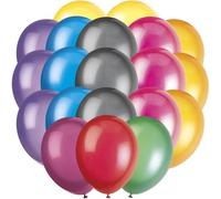 Unique Party - 56870 - Paquet de 50 Ballons - Latex - 30 cm - Cristal - Coloris Aléatoires