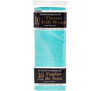 Unique Party - 6296 - Paquet de 10 Feuilles de Papier - Soie - Turquoise