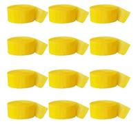 Unique Party - 6305 - Serpentin en Papier Crépon - 24 m - Jaune Vif