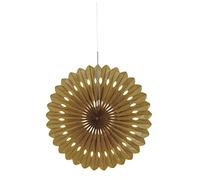 Unique Party 63195 - Rosace en Papier de Soie Dorée (40 cm)