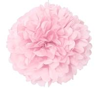 Unique Party 63200 - Pompon de Décoration en Papier de Soie Rose Bébé (40 cm)