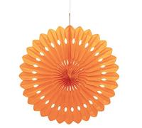 Unique Party 64266 - Rosace en Papier de Soie Orange (40 cm)