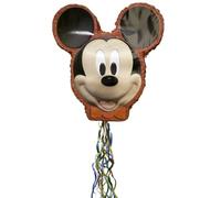 Unique Party 66309 - Pinata Disney Mickey Mouse, avec Ficelle a Tirer
