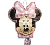 Unique Party 66319 - Pinata Disney Minnie Mouse, avec Ficelle a Tirer
