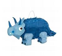 Unique Party 68145 - Pinata Dinosaure Tricératops Bleu