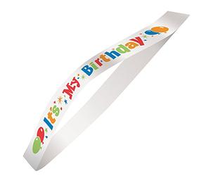 Unique Party 69026 - Sash d'Anniversaire en Satin - Lettrage "It's My Birthday" -