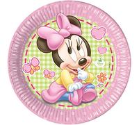 Unique Party 71988 Lot de 8 assiettes de fête Motif Minnie Mouse 23 cm