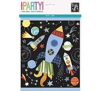 Unique Party 73273-Pochettes Cadeau-Fête à thème de l'Espace-Paquet de 8, 73273, gris