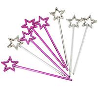 Haza Original baguette magique Etoile 8 pièces argent/rose