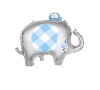 Unique Party 75871 - Ballon Éléphant Bleu Géant - 73 cm
