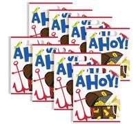 Unique Party Fête de pirate « Ahoy ». Lot de 8 sacs à surprises, 78423, multicolore, 1 count (Pack of 8)