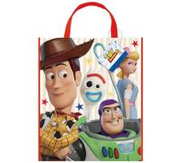 Unique Party 79850 - Grand Sac de Fête en Plastique - Fête de la Disney Toy Story - 33cm x 28cm