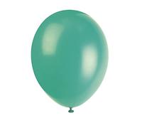 Unique Party - 80004 - Paquet de 10 ballons - Latex - 30 cm - Vert Fougère