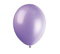 Unique Party Ballons 80007 - Paquet de 10, latex 30 cm, lilas lavande