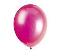 Unique Party - 80010 - Paquet de 10 ballons - Latex - 30 cm - Rouge