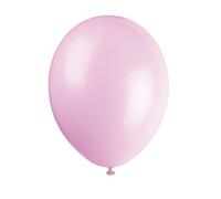 Unique Party - 80015 - Paquet de 10 ballons - Latex - 30 cm - Rose Pâle