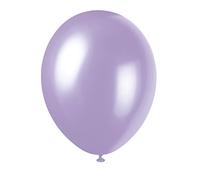 Unique Party - 80065 - Paquet de 8 Ballons Nacrés en Latex - 30 cm - Lavande, Lovely Lavender