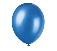 Unique Party - 80086 - Paquet de 8 Ballons Nacrés en Latex - 30 cm - Bleu Cosmique