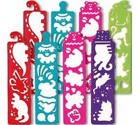 Unique Party 84705 - Jouets pour Pochette Cadeau - Pochoirs en Plastique - Paquet de 8