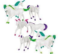 Haza Original figurine licorne 4 x 7 cm 8 pièces Multicolore