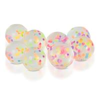 Haza Original balle rebondissante confetti 3 cm 8 pièces Multicolore