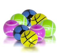 Unique Party 84729 - Jouets pour Pochette Cadeau - Balle de Sports Pop-Up Jouet - Paquet de 8