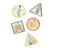 Unique Party 84772 - Jouets pour Pochette Cadeau - Animal de Cirque - Mini Labyrinthe Bille - Assortiment de 6