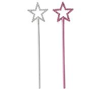 Unique Party 84798 - Jouets pour Pochette Cadeau - Mini-Baguettes Magiques Étoiles -Paquet de 8