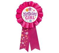 Unique Party 90600 - Rosette d'Anniversaire "Birthday Girl"