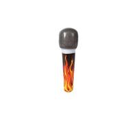 Unique Party 90658 Microphone gonflable Rock Star 20,3 cm