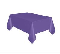 Unique Party Nappe rectangulaire en Plastique - 137,2 x 274,3 cm Vif | 1 pièce, Uni, 99163, Violet Fluo, 54 inches x 108 inches