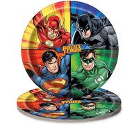 Unique Party- Assiettes en Carton, 49965, Multi, 23 cm