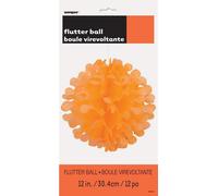 Unique Party - Ball - Décoration suspendue "Flutter", papier de soie SG25603 (taille unique) (Orange)