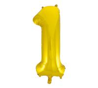 Unique Party - Ballon scintillant avec chiffres SG9049 (taille unique) (Or)