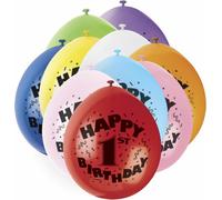 Unique Party - Ballons, latex, 1er anniversaire SG34644 (taille unique) (Coloré)
