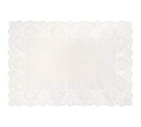 Unique Party Blanc Set de Table Papier napperons, Lot de 8