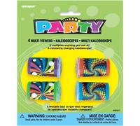 Unique Party - Cadeaux de fête kaléidoscope à tourbillon pack de 4 SG31698 (taille unique) (Coloré)