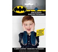 Unique Party Cadeaux Manchons de Bras Fête à Thème Batman-Pack de 4, 77537, Multicolour