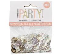 Unique Party- Confetti, 84948, Rose Gold