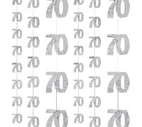 Unique Party Décoration suspendue avec le nombre 70, argent SG5448 (taille unique) (argent)